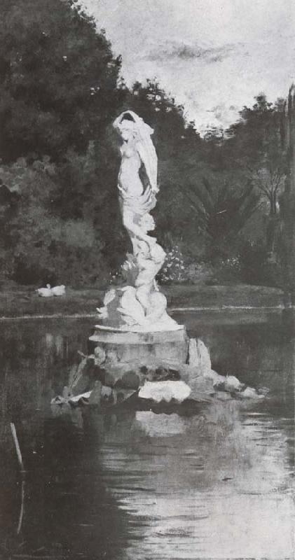 Girolamo Nerli Botanical Garden,Sydney oil painting picture